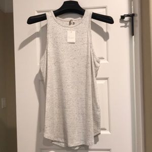 Cream with Grey tank